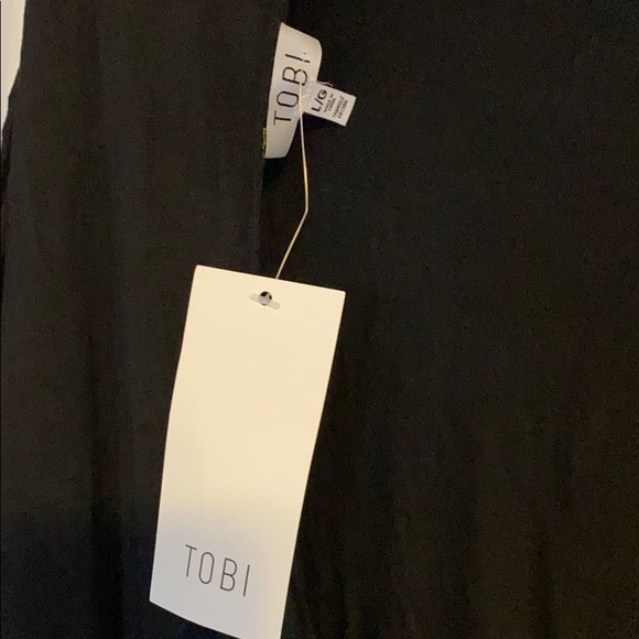 Tobi black dress large - Picture 3 of 8